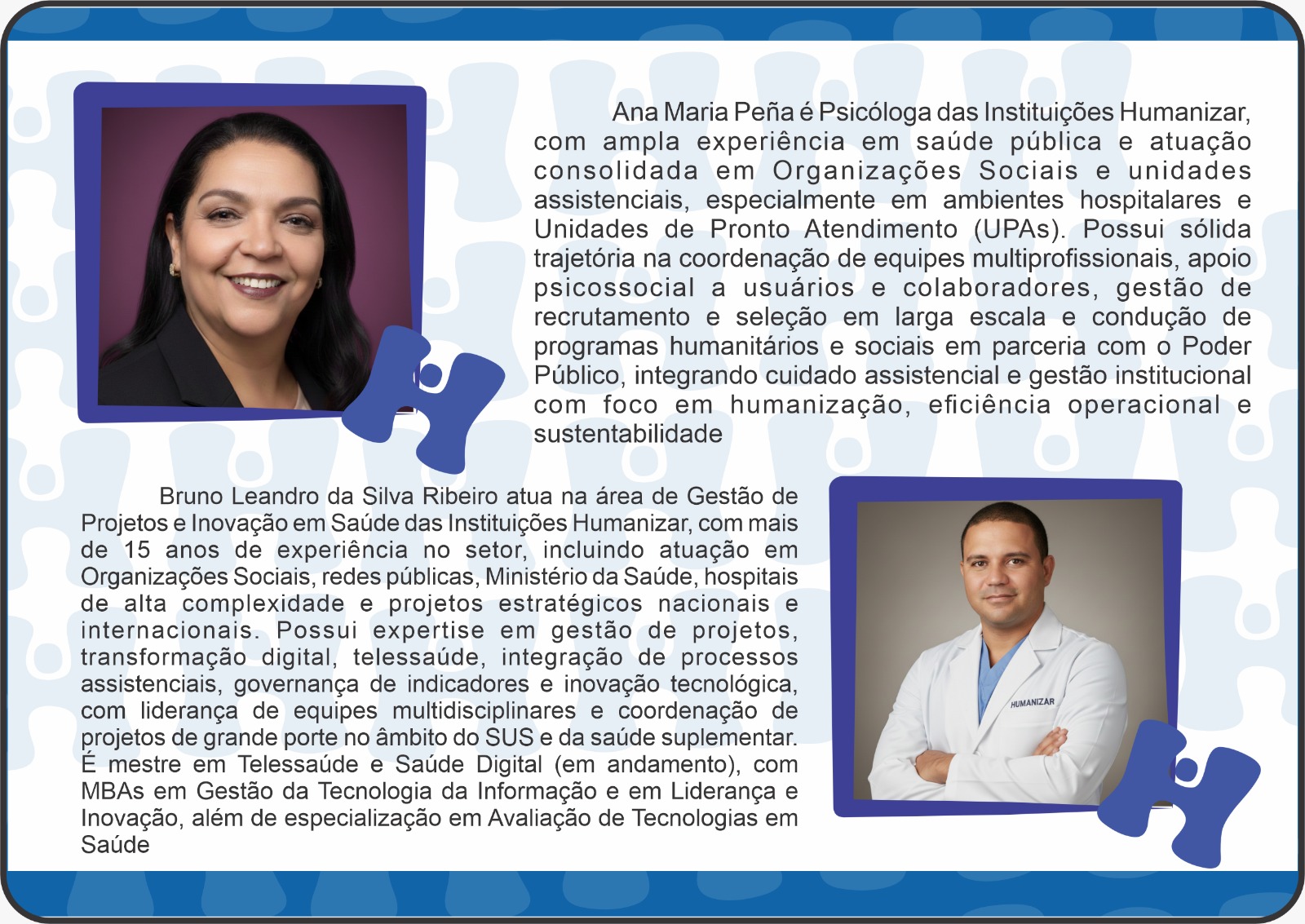 Ana Maria Peña e Bruno Leandro da Silva Ribeiro
